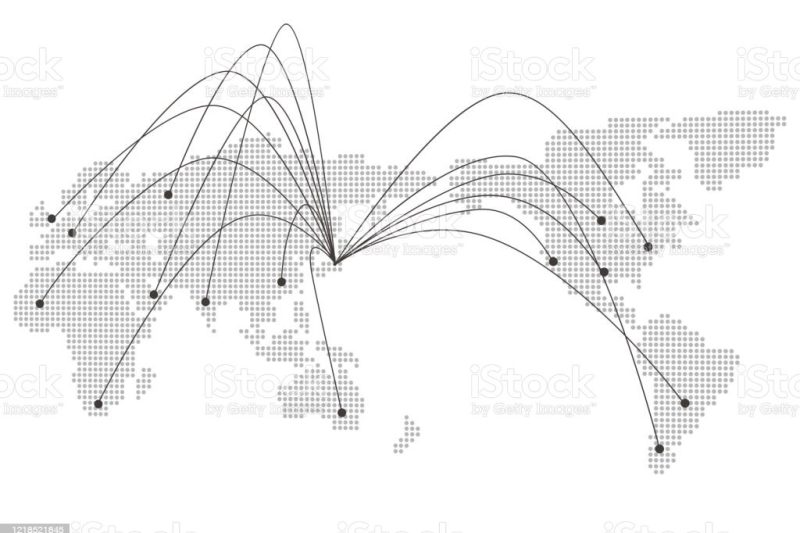 Social networking service global Vector